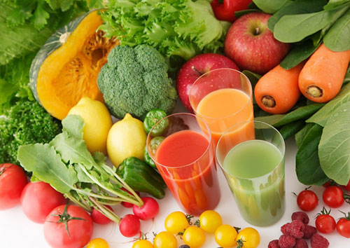giảm béo bụng bằng thực phẩm chức năng và rau quả xanh