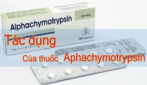 Tác dụng của thuốc Alphachymotrypsin là gì?