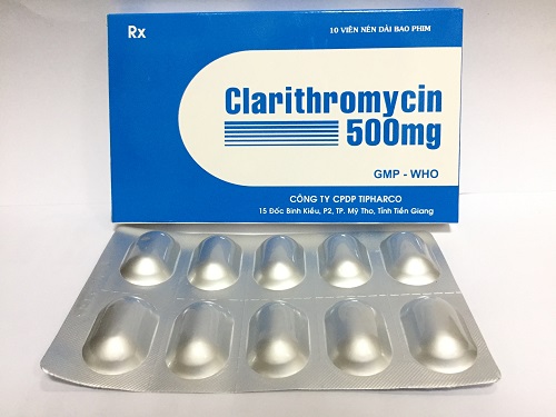Tác dụng phụ khi sử dụng thuốc clarithromycin là gì?