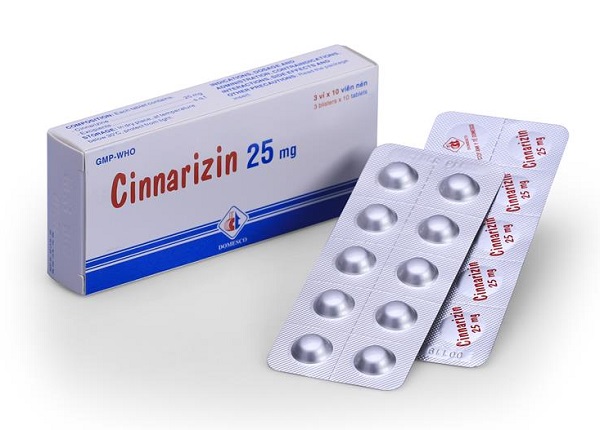 <center><em>Cinnarizin - thuốc chữa rối loạn tiền đình</em></center>