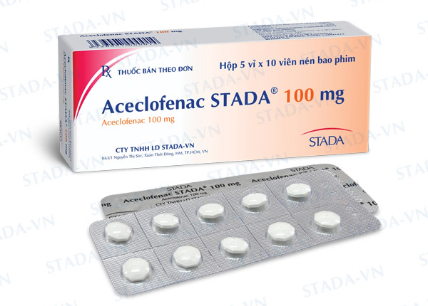 Thuốc Aceclofenac dùng để điể điều trị giảm đau, chống viêm
