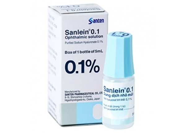 Thuốc Sanlein 5ml sử dụng điều trị các bệnh về mắt